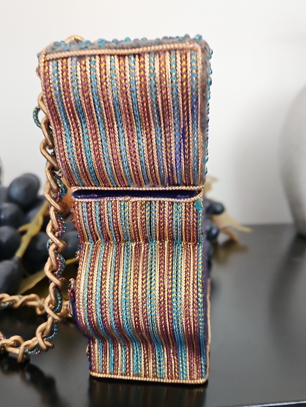 Mary Frances Vintage "Flutter By" Box Bag, Early 2000s, Original MSRP $325 - Picture 7 of 12